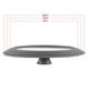 thumbnail image 4 of Tapa de silicona universal de vidrio resistente con orificio para ollas y sartenes. 28 a 30 a 32CM, 4 of 9
