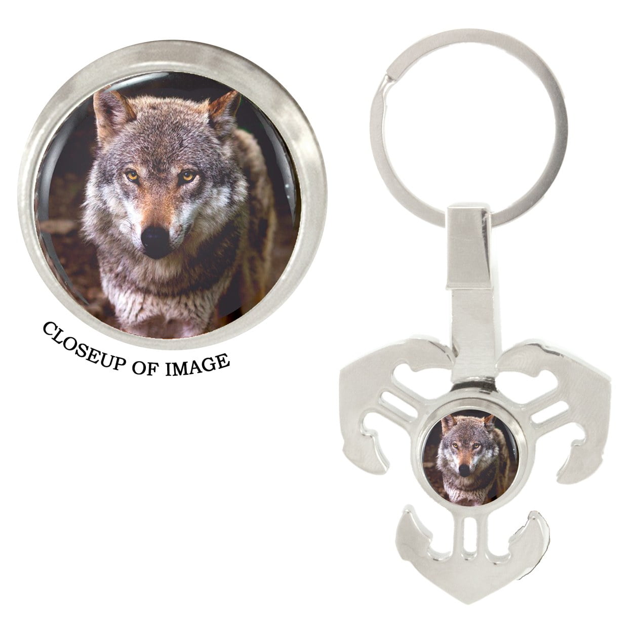 wolf fidget spinner