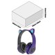 thumbnail image 5 of Bonitos audífonos para juegos con orejas de gato de baja latencia compatibles con Bluetooth para música deportiva, 5 of 5