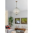 thumbnail image 4 of Elegant Lighting Olivia 25" 5 Light Royal Crystal Pendant Lamp, 4 of 10