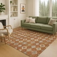 thumbnail image 6 of Addison Rugs Chantille Indoor/Outdoor Transitional Diamond Paprika Machine Washable Rectangle Rug, 10' x 14', 6 of 8