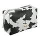 thumbnail image 1 of Unique Bargains Neceser de viaje para cosméticos portátil, estuche impermeable, organizador de maquillaje, neceser para mujer, negro y blanco, 1 of 7