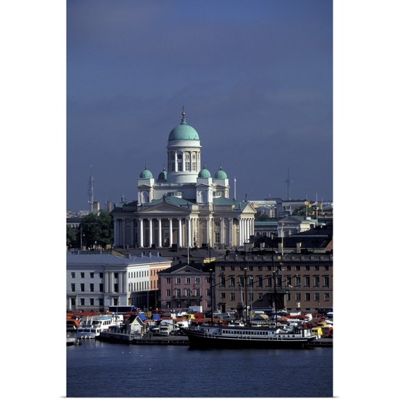 Great BIG Canvas | "Finland, Helsinki View of city and harbor" Art Print - 20x30