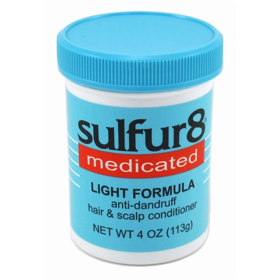 Sulfur8 Medicated Anti-Dandruff Hair & Scalp Conditioner Light Formula 4 oz (Pack of 3)