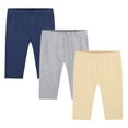 thumbnail image 3 of 6 Pack Toddler Girls Cotton Leggings Shorts Kids Summer Leggings 5-Point Pants, 3 of 10
