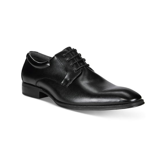 Alfani Mens Andrew Faux Leather Memory Foam Derby Shoes