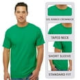 thumbnail image 4 of M&O Men's Gold Soft Touch Short Sleeve T-Shirt Cotton Jersey Tees (Charcoal, XL), 4 of 7