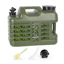 SHUWND Camping Water Container, 5 Gallon (18.5L) Camping Water Jug With Spigot, Portable BPA Free Water Storage Tank for Outdoor Hiking, BBQ, Picnic