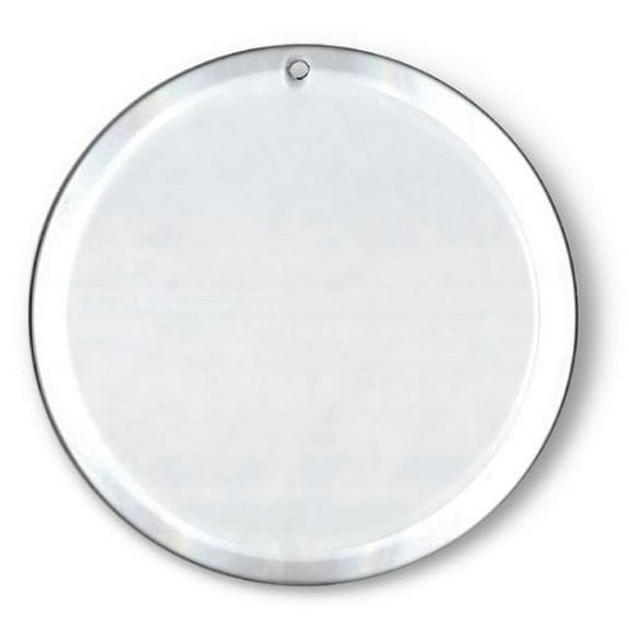 National Artcraft Glass Round Sun Catchers, White