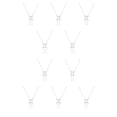thumbnail image 3 of Collar del zodiaco Minnieouse Ajustable Ins Color rápido A prueba de herrumbre Superficie lisa Géminis Plata, 3 of 6