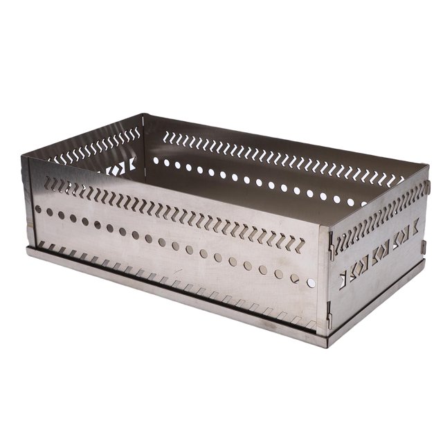 Support de Pierre de Sauna, Panier de Pierres de Sauna en Acier Inoxydable, Panier de Foyer au Charbon Portable, Support de Rangement pour Poêle Robuste