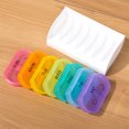 thumbnail image 3 of MasteelfCA 2pcs Pill Box Organiser Portable Dispensing Colorful Pill Boxes Mini Pill Boxes Medicine Pill Tablet Storage Sub-box (Colorful), 3 of 8