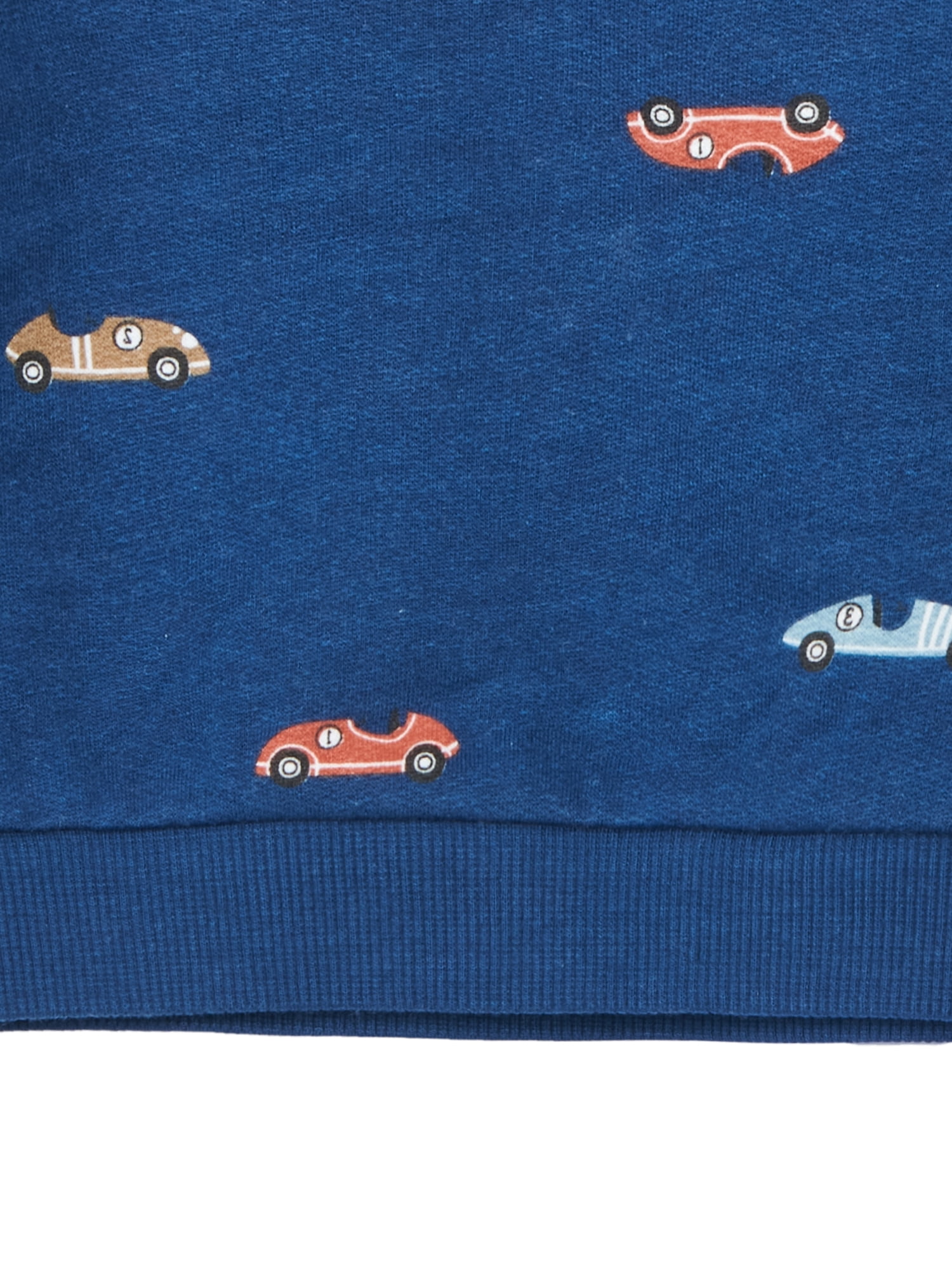 Wonderluxe Baby Boys' Long Sleeve Fleece Sweatshirt and Jogger, 3-Piece Set, Sizes 0-3M-24M