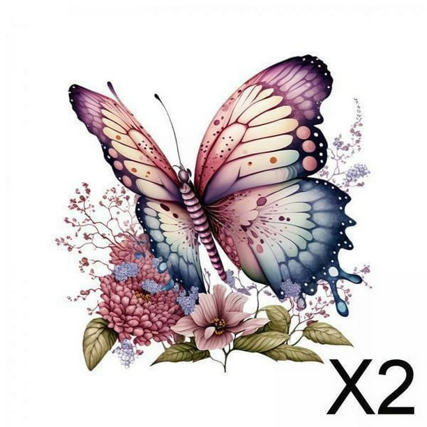 Pegatinas De Decoración De La Pared De Gran Tamaño Mariposa