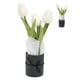 thumbnail image 2 of Ramo de tulipanes DIY Sincero hecho a mano flores artificiales de tacto real para decoración del hogar, 2 of 10