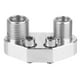 thumbnail image 5 of Adaptador de compresor de CA, reemplazo automotriz, acabado pulido, equipo de herramientas de aire acondicionado de aleación de aluminio para DYNWAVEMX Adaptador de compresor de CA, 5 of 8