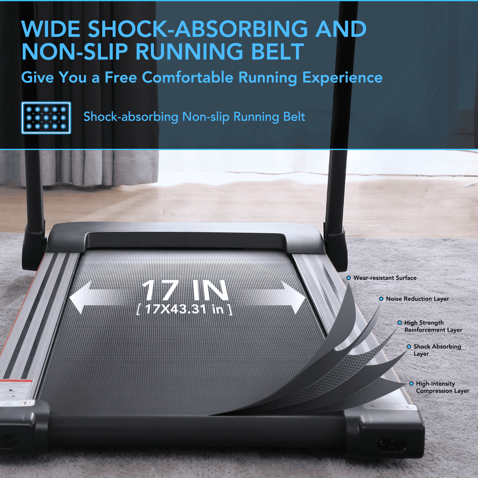 Buy MaxKare Electric Treadmill with Voice Control Folding Treadmill