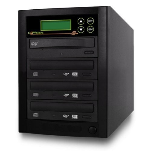 Copystars DVDDuplicator 24X CDDVDBurner 1 to 3 Copier Sata Drive