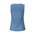 thumbnail image 5 of Gaeub Blue Gingham Women's Workout Tank Tops Lightweight Sleeveless Shirts for Women for Athletic Running Tennis Yoga - Large, 5 of 9
