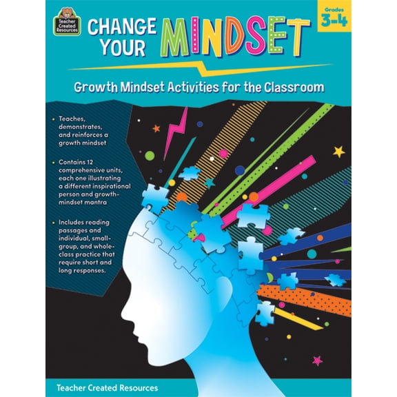Teacher Created Resources Change Your Mindset: Growth Mindset Activities for the Classroom (Grade