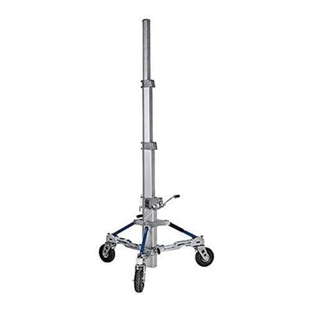 UPC: 0719821309529 | Avenger Long John Silver Junior B7034FF Light Stand with Foam Filled Wheels (Silver)