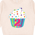 thumbnail image 3 of Inktastic 2nd Birthday Cupcake Toddler Sweatshirt, 3 of 4
