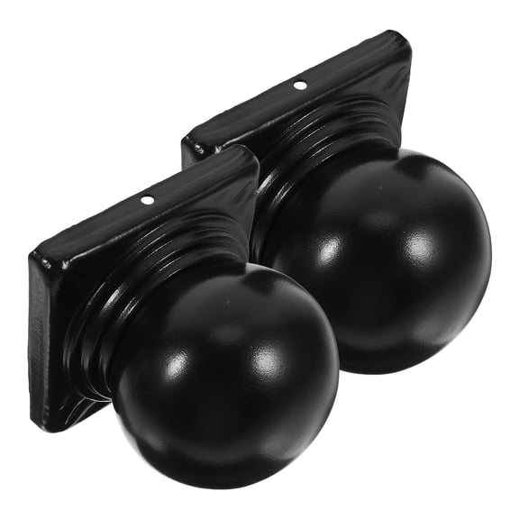 Hytrove modern fence post caps Fence Ball Cap Galvanized Iron Protection Yard 2Pcs