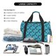thumbnail image 5 of Fotbe Seahorse Bolsa de Viaje con Estampado, Bolsa de Fin de Semana para Mujer con Compartimento para Zapatos, Bolsa de Gimnasio con Bolsillo Húmedo, 5 of 7