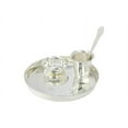 thumbnail image 2 of GoldGiftIdeas 7 Inch Silver Plated Dinner Set for Gift, Dinner Set for Home, Birthday Return Gift, Dinnerware Set for God, Dinner Thali Set(Pack of 10), 2 of 3