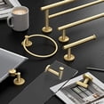 thumbnail image 4 of Gatco 4230 Latitude II Towel Bar, 24 Inch, Brushed Brass, 4 of 5