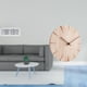 thumbnail image 2 of Reloj de pared digital,Reloj de pared digital multifuncional para oficina,Reloj de pared redondo,Reloj de pared de madera maciza para decoración de sala de estar,Reloj de pared de madera para, 2 of 8