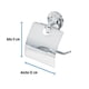 thumbnail image 4 of FOSET 2 Pack de Portarollo Con Cubierta De Acero Inoxidable plateado, 4 of 4