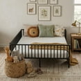 thumbnail image 3 of MODERNLUXE Queen Size Metal Sofa Daybed, Black, 3 of 9