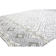 thumbnail image 2 of Bashian R131-IVGY-4X6-AL125 3 ft. 6 in. x 5 ft. 6 in. Valencia Collection Transitional 100 Percent Wool Hand Tufted Area Rug, Ivy & Grey, 2 of 6