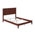 thumbnail image 3 of AFI Madison Full Solid Wood Foundation Bed, Walnut, 3 of 7