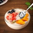 thumbnail image 1 of Cucharas de cereales grabadas, novedad, cuchara de avena, cubiertos de cereales, cuchara para los amantes de los cereales, 1 of 7