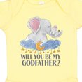 thumbnail image 4 of Inktastic Will You Be My Godfather? Elephants Moon and Stars Boys or Girls Baby Bodysuit, 4 of 5