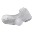 thumbnail image 3 of Medias básicas para niñas Medias de polainas para niñas de color puro de algodón súper suave a rayas Gris S, 3 of 5