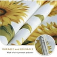 thumbnail image 3 of UMINEUX Outdoor Tablecloth with Umbrella Hole and Zipper, Spring/Summer Waterproof Table Cover for Picnic/BBQ/Garden(60" Round, Sunflower), 3 of 7