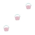 thumbnail image 3 of Guardoinrt Portable Storage Basket - Efficiently Organize Small Items light pink circular 3Set, 3 of 6