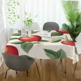thumbnail image 3 of Yayeee Tablecloths 60" x 60" Rectangle Wrinkle Resistant Party Table Cover, Apples Flower Pattern, 3 of 8