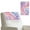 Paw Marble Print Pink Violet, variant on SCRAWLGOD Pink Zebra Print 1 Piece Recliner Headrest Protector Non Slip Waterproof Headrest Cover PU Leather Recliner Head Rest Cover for Sofa,Office Chair 17x27 in