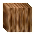 thumbnail image 1 of FASÄDE Dunes Vertical Decorative Vinyl 2ft x 2ft Glue Up Ceiling Panel in Oil Rubbed Bronze (5 Pack), 1 of 5