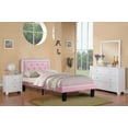 thumbnail image 4 of Bedroom 2-Drawer White Nightstand with Round Knob Handle, 4 of 8