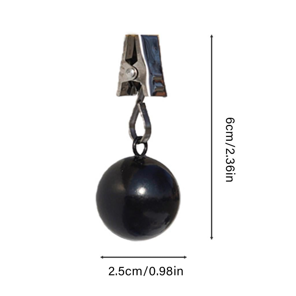 Giaone Outdoor Curtain Weights,Drapery Weights for Pergola,Metal Clip Down Curtain