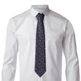 thumbnail image 2 of Naloa Colored Balloons Print Solid Color Tie Formal Necktie for Men，Suitable for business, daily life, work, 2 of 5
