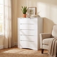thumbnail image 3 of Lofka 6 Drawer Dresser for Bedroom, Tall White Vertical Chest of Drawers with Anti-Tipping, Dual-Size Drawers, Small Space Storage Solution for Apartment, Guest Room, 3 of 10
