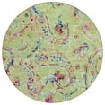 thumbnail image 2 of Addison Rugs Chantille Indoor/Outdoor Transitional Paisley Aloe Washable Round Rug, 8' x 8', 2 of 6