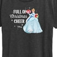 thumbnail image 3 of Disney - Full Of Christmas Cheer Cinderella - Women's Short Sleeve Graphic T-Shirt, 3 of 5