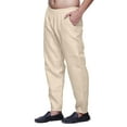 thumbnail image 3 of Atasi Solid Adjustable Ethnic Bottom Pant For mens Dupion Readymade Pajama, 3 of 5